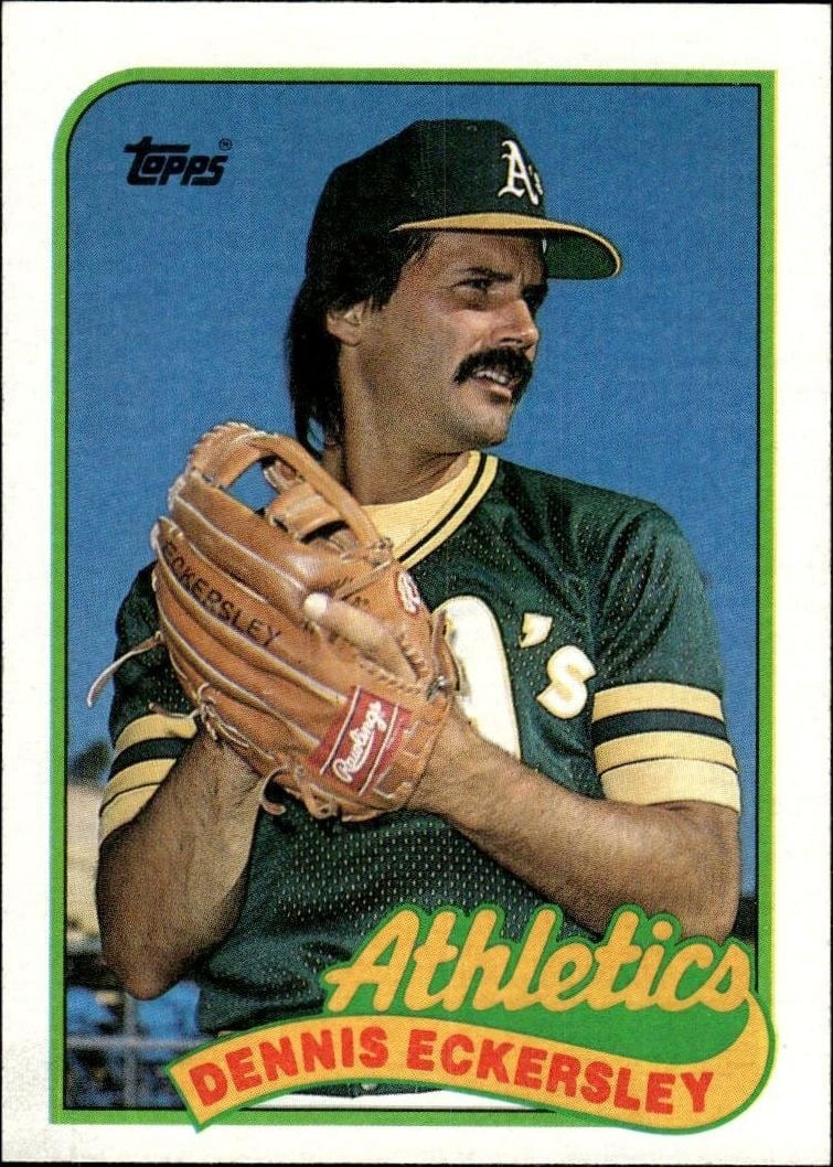 1989 Topps Dennis Eckersley #370 trading card