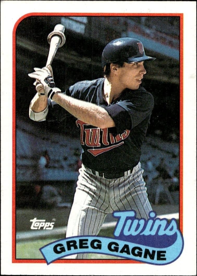 1989 Topps Greg Gagne #19 trading card