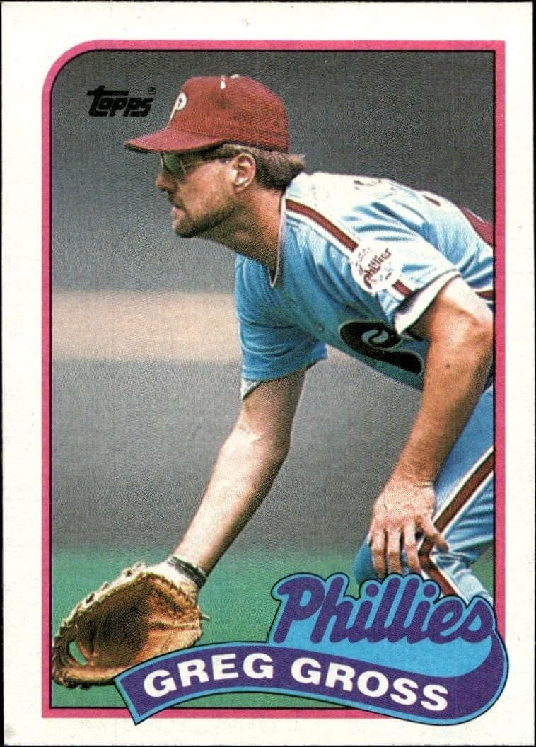 1989 Topps Greg Gross #438 trading card