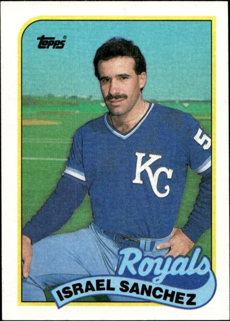 1989 Topps Israel Sanchez #452 trading card