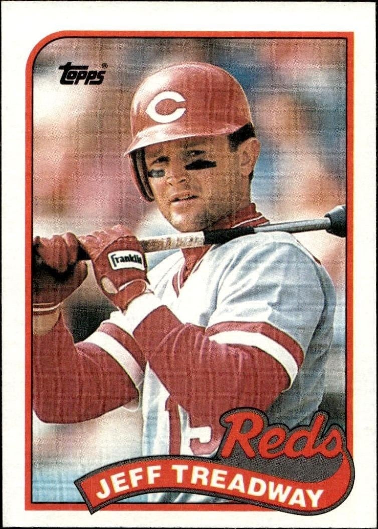 1989 Topps Jeff Treadway #685 trading card