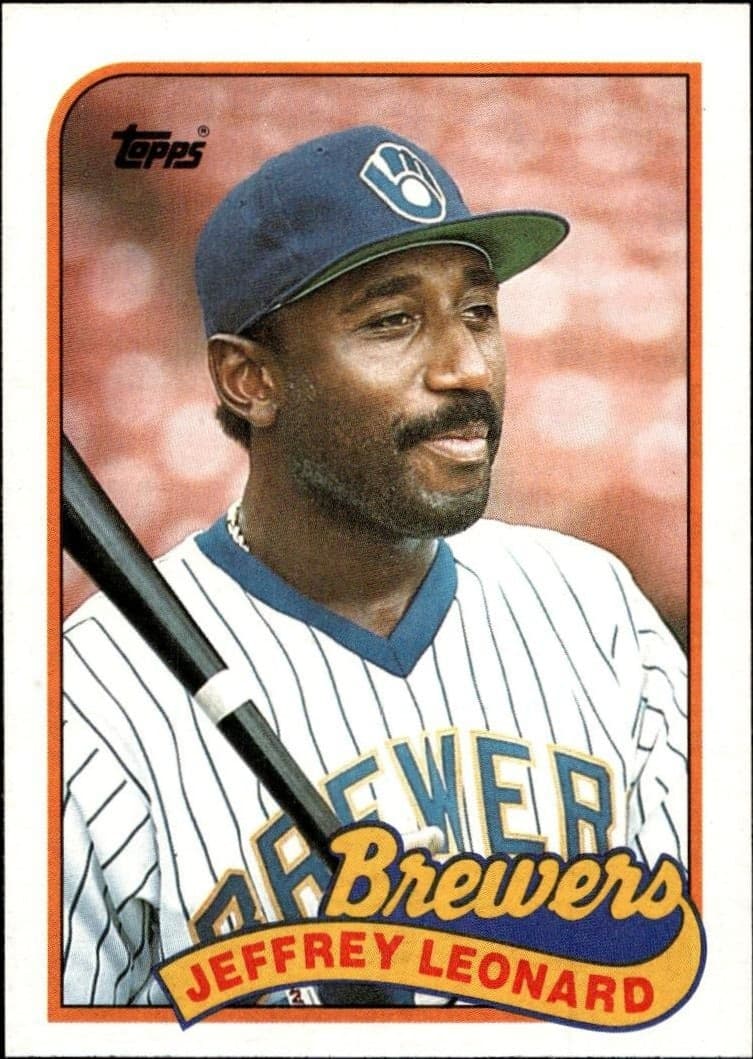 1989 Topps Jeffrey Leonard #160 trading card