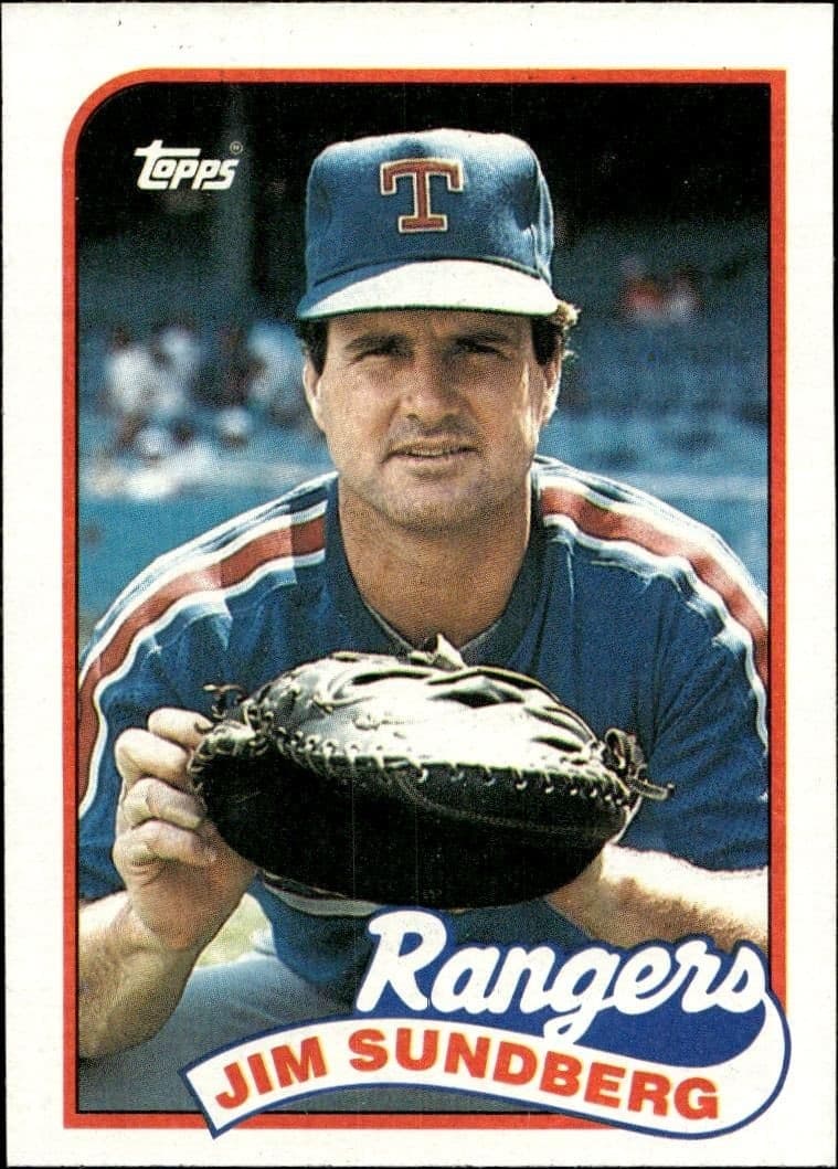 1989 Topps Jim Sundberg #78 trading card