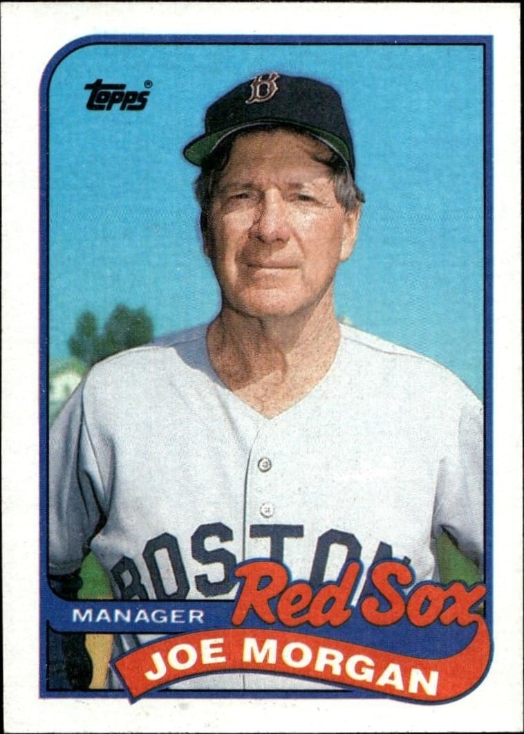 Joe Morgan 1989 Topps #714 Baseball Trading Card - Front 1989 Topps Joe Morgan #714 baseball trading card front