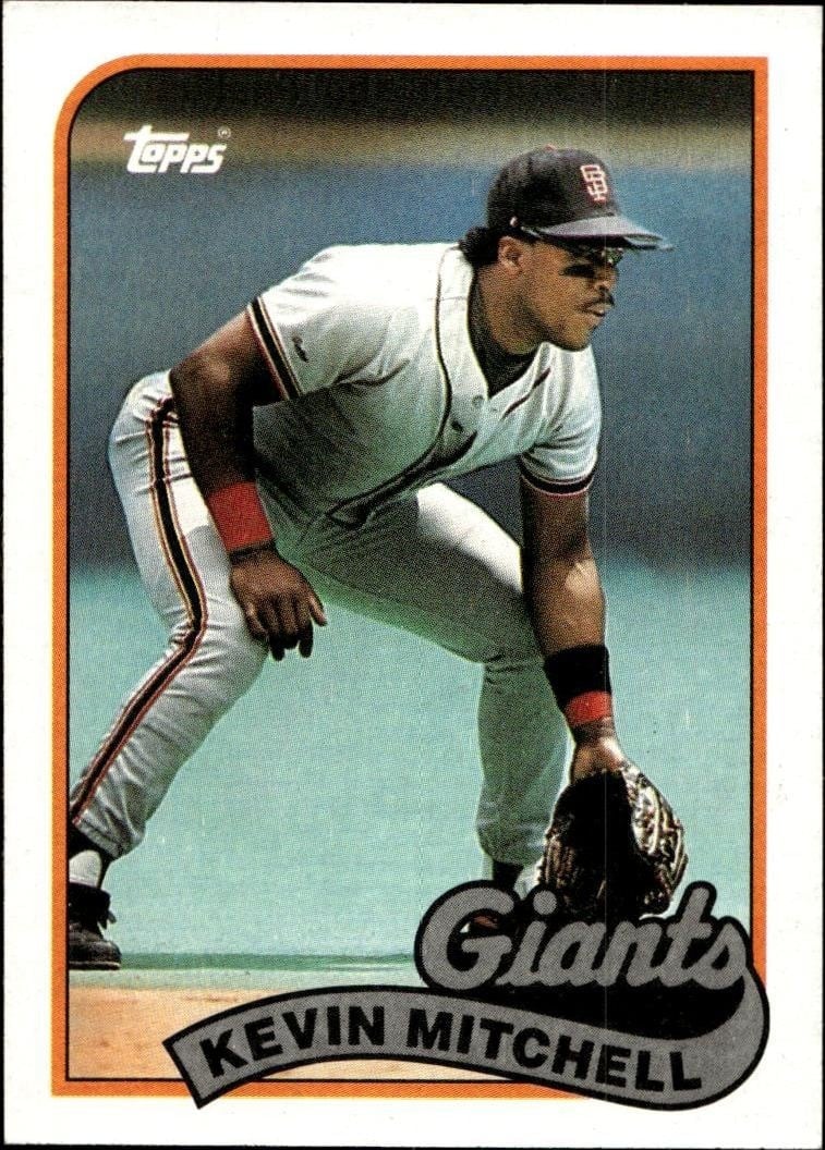 1989 Topps Kevin Mitchell #189 trading card