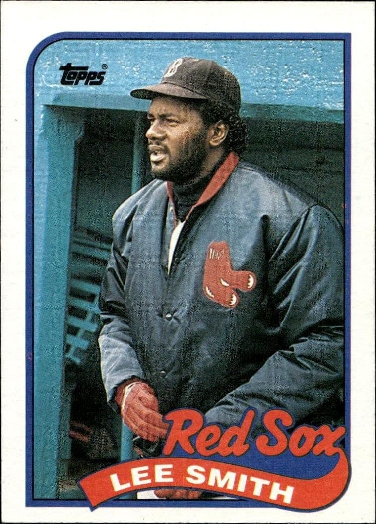 1989 Topps Lee Smith #760 trading card
