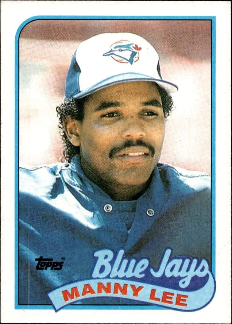 Manny Lee 1989 Topps #371 Baseball Trading Card - Front 1989 Topps Manny Lee #371 baseball trading card front