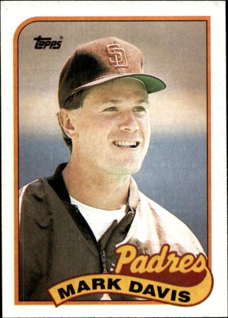 Mark Davis 1989 Topps #59 Baseball Trading Card - Front 1989 Topps Mark Davis #59 baseball trading card front