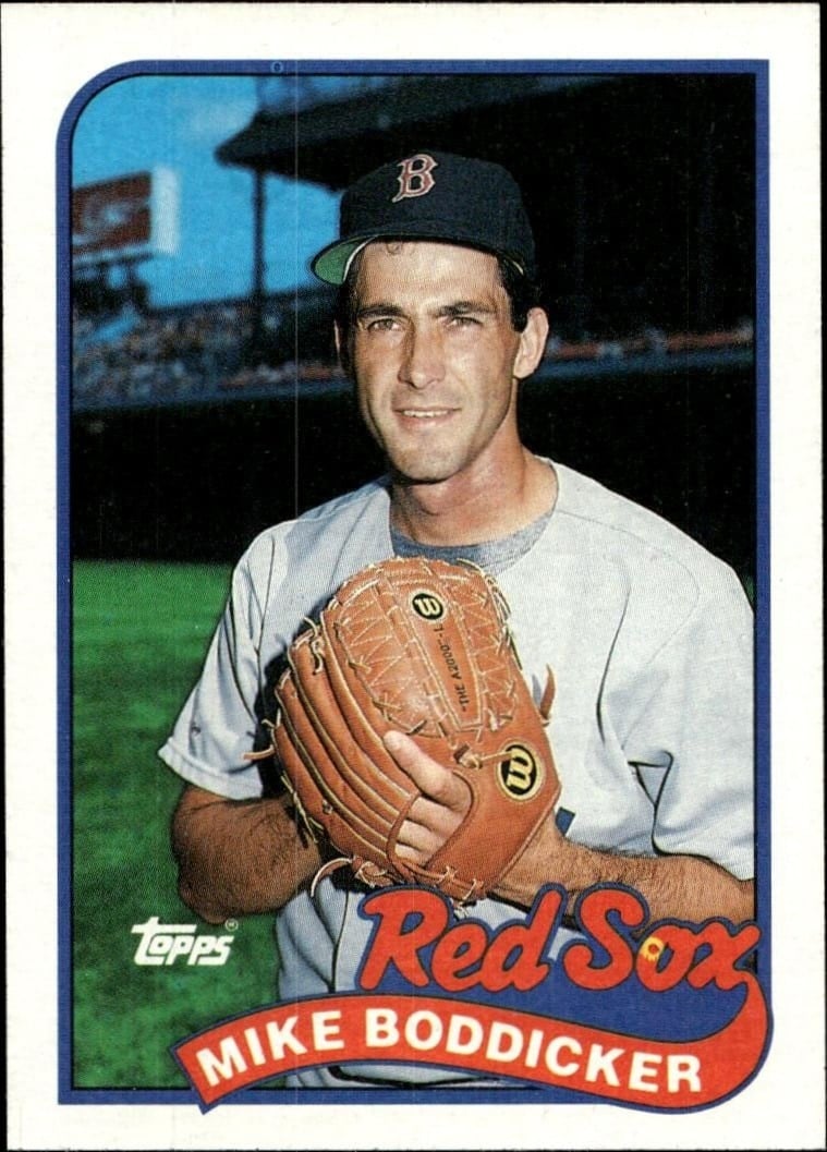 Mike Boddicker 1989 Topps #71 Baseball Trading Card - Front 1989 Topps Mike Boddicker #71 baseball trading card front