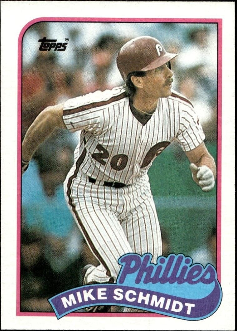1989 Topps Mike Schmidt #100 trading card
