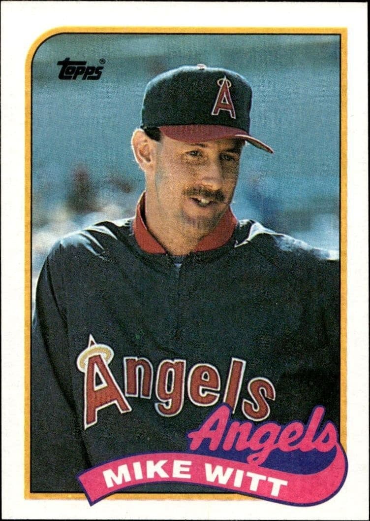 1989 Topps Mike Witt #190 trading card