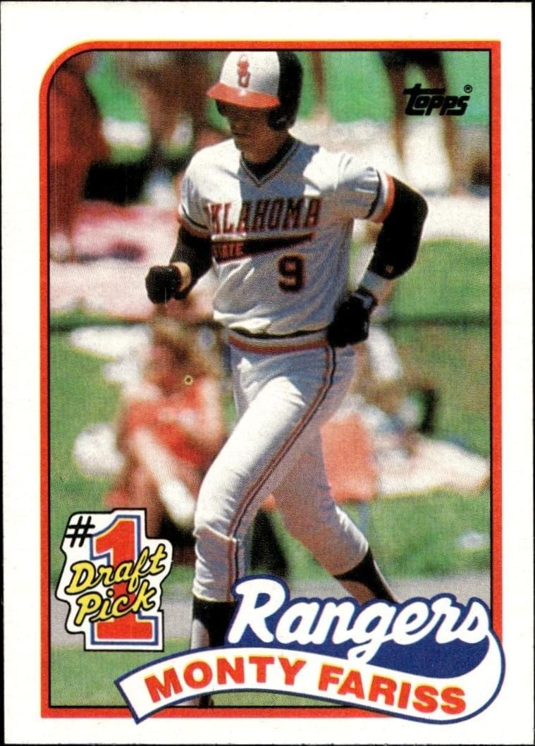 1989 Topps Monty Fariss #177 trading card