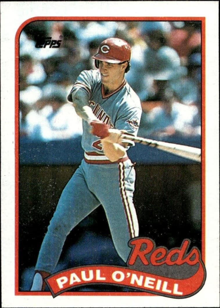 1989 Topps Paul O'Neill #604 trading card