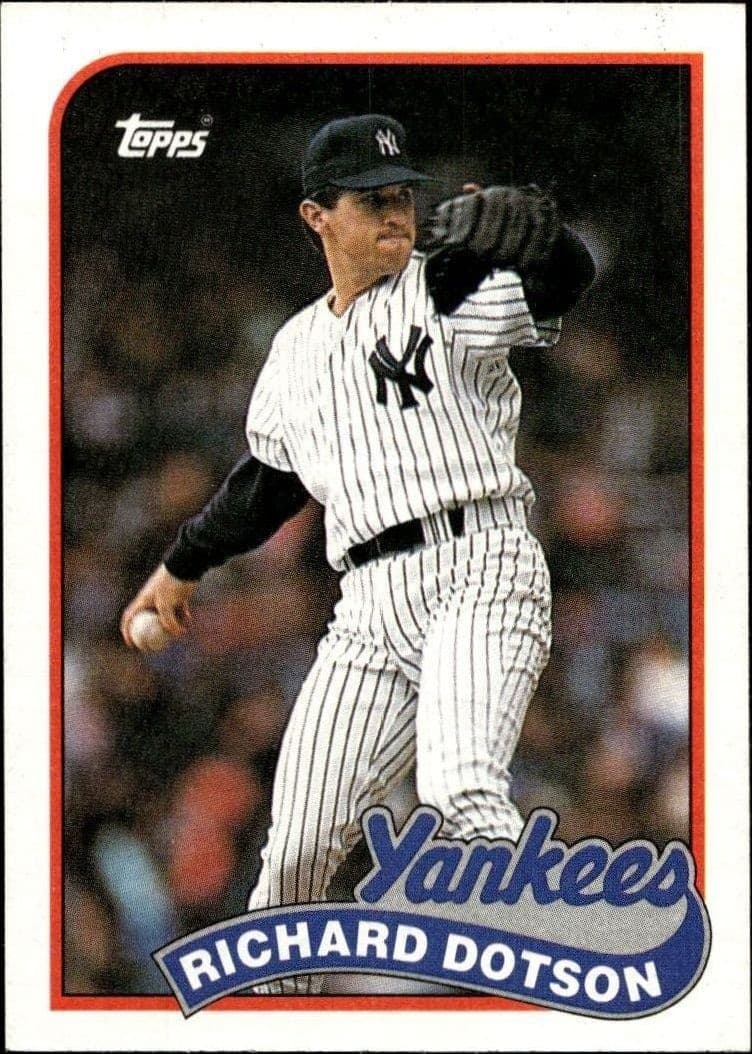 1989 Topps Richard Dotson #511 trading card