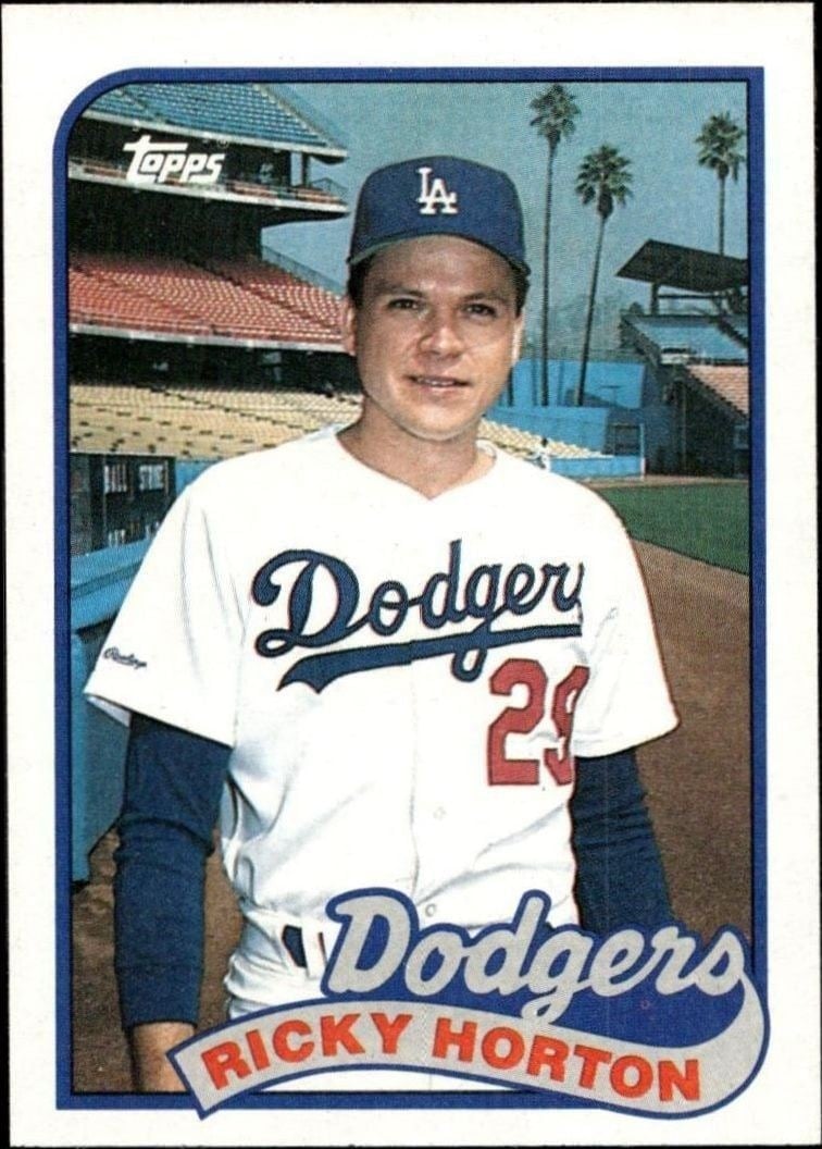 Ricky Horton 1989 Topps #232 Baseball Trading Card - Front 1989 Topps Ricky Horton #232 baseball trading card front