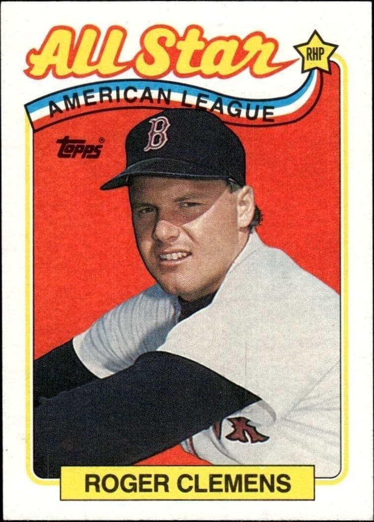 1989 Topps Roger Clemens #405 trading card