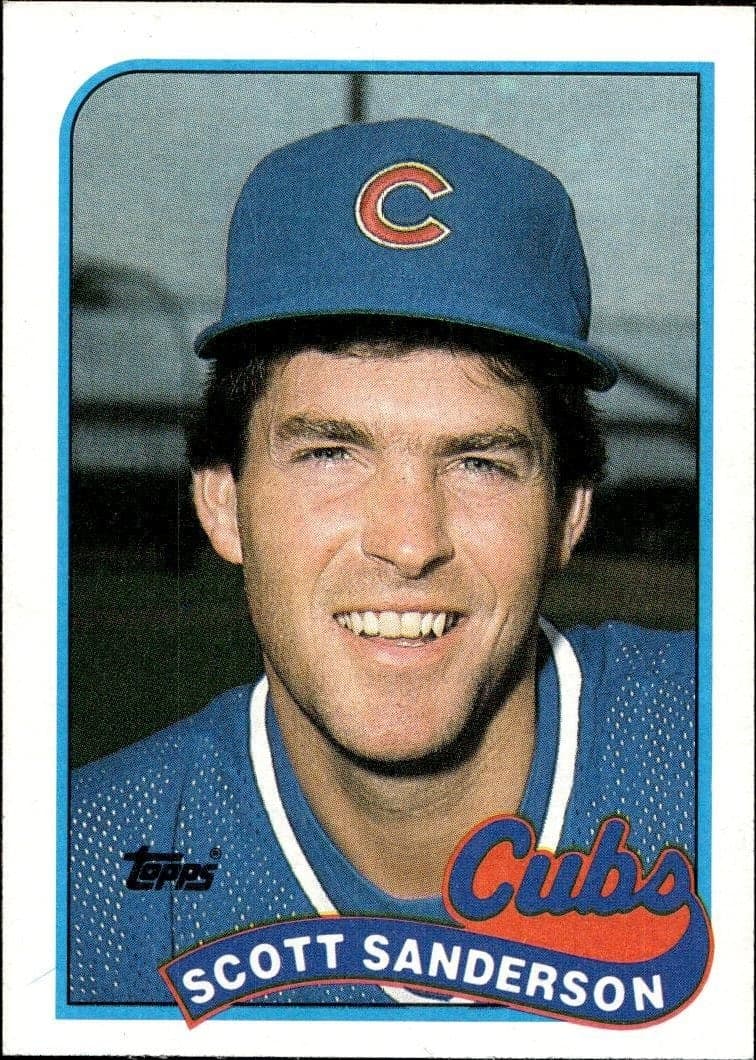 1989 Topps Scott Sanderson #212 trading card