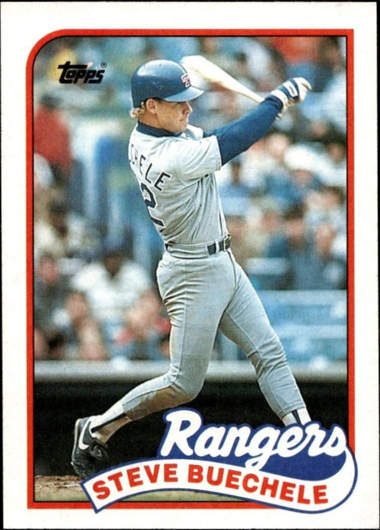 1989 Topps Steve Buechele #732 trading card