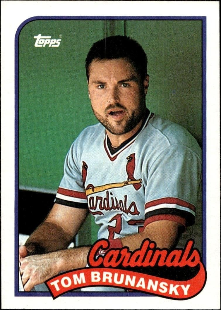 Tom Brunansky 1989 Topps #60 Baseball Trading Card - Front 1989 Topps Tom Brunansky #60 baseball trading card front