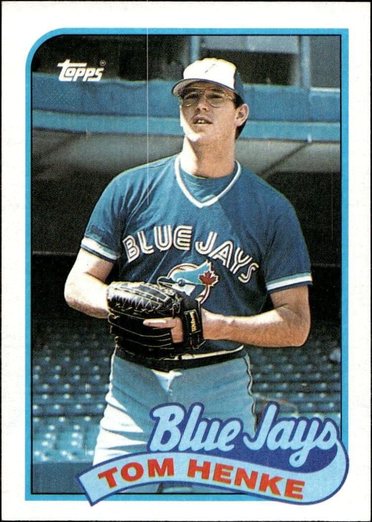 1989 Topps Tom Henke #75 trading card