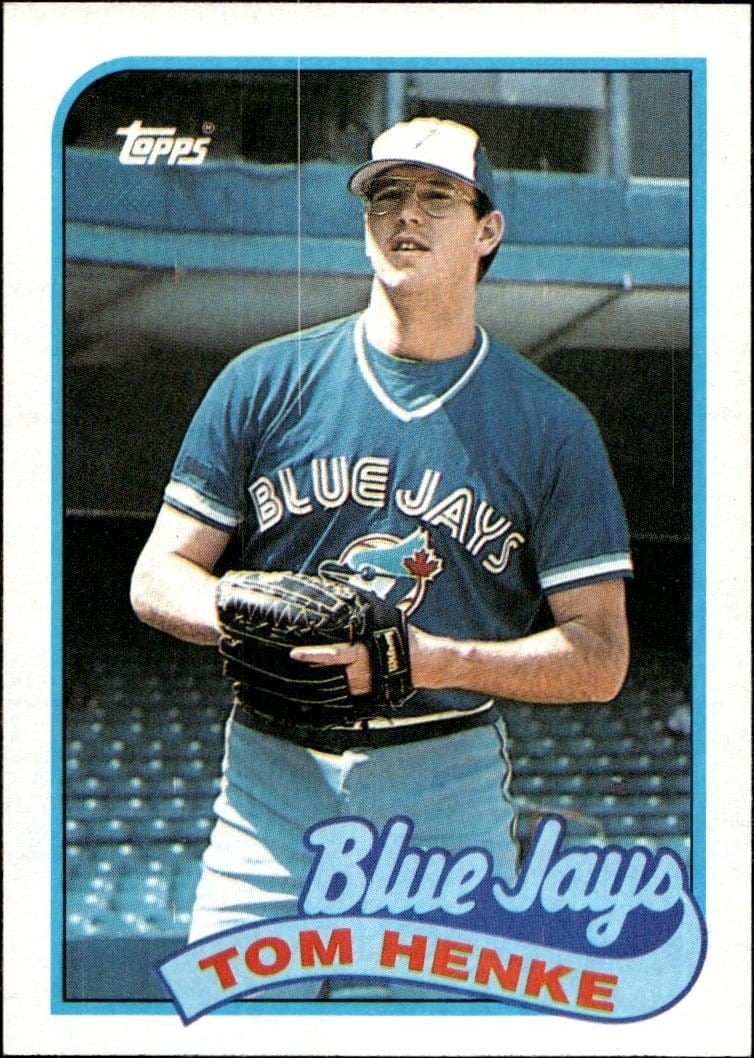 1989 Topps Tom Henke #75 trading card