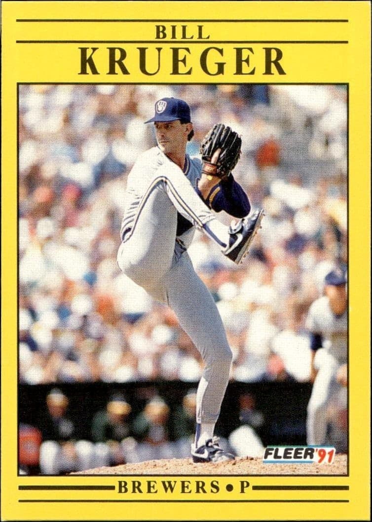 1991 fleer Bill Krueger