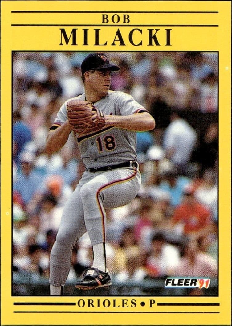 1991 Fleer Bob Milacki #483