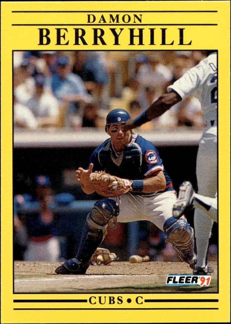 1991 Fleer Damon Berryhill #414 trading card