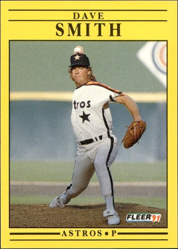 1991 Fleer Dave Smith #517 trading card
