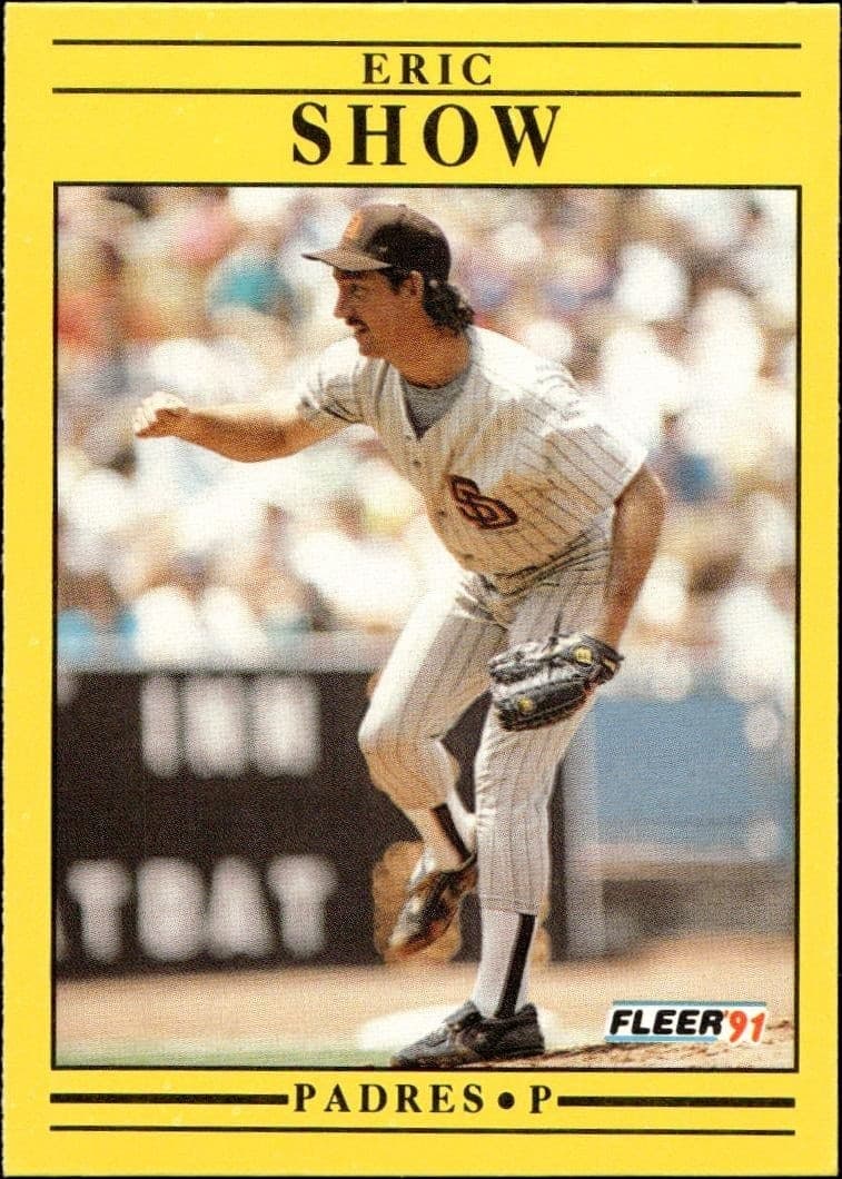 1991 Fleer Eric Show #544 trading card