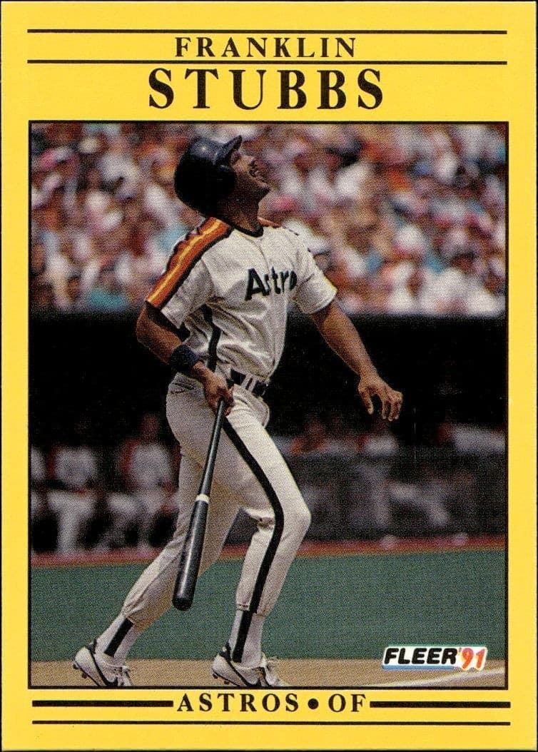1991 Fleer Franklin Stubbs #518 trading card