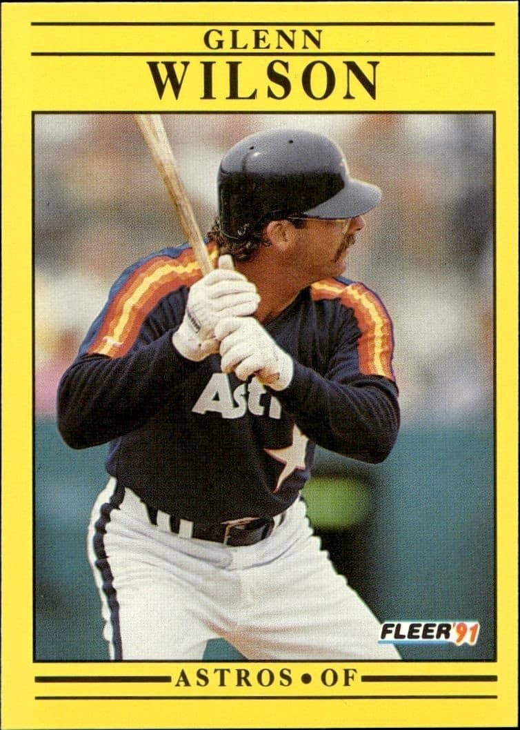 1991 Fleer Glenn Wilson #519 trading card