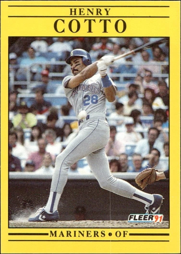 1991 Fleer Henry Cotto #448 trading card