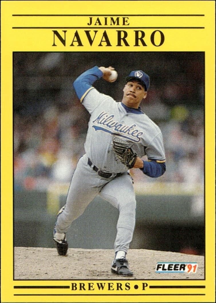 1991 fleer Jaime Navarro
