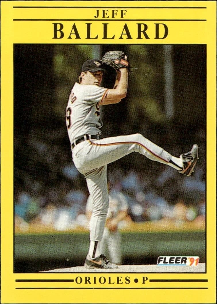 1991 Fleer Jeff Ballard #467 trading card