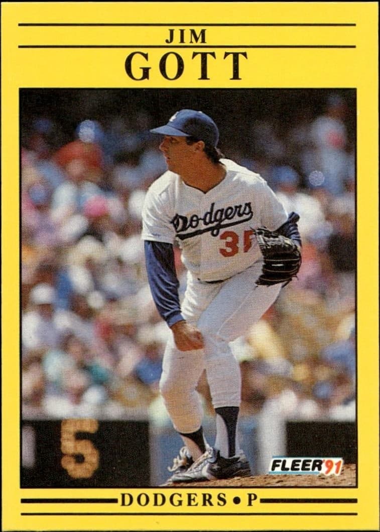 1991 Fleer Jim Gott #200 trading card