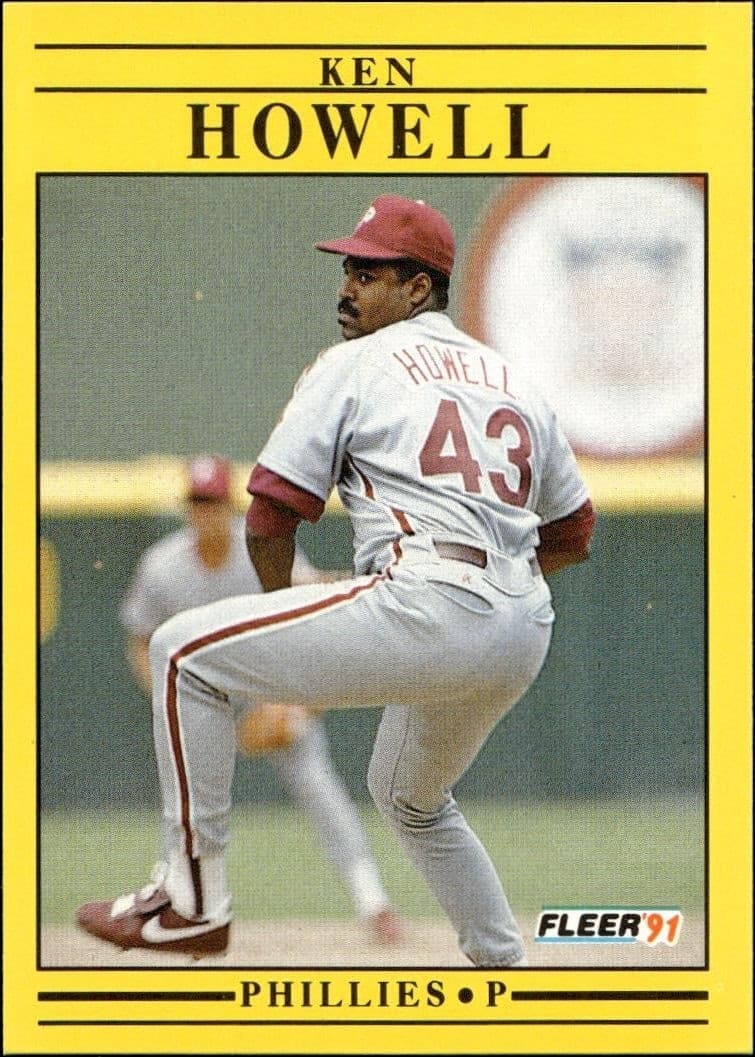 1991 fleer Ken Howell