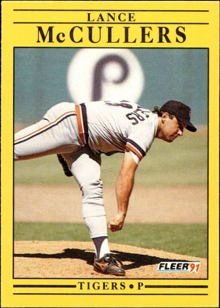 Lance McCullers 1991 Fleer #342 Baseball Trading Card - Front 1991 Fleer Lance McCullers #342 baseball trading card front