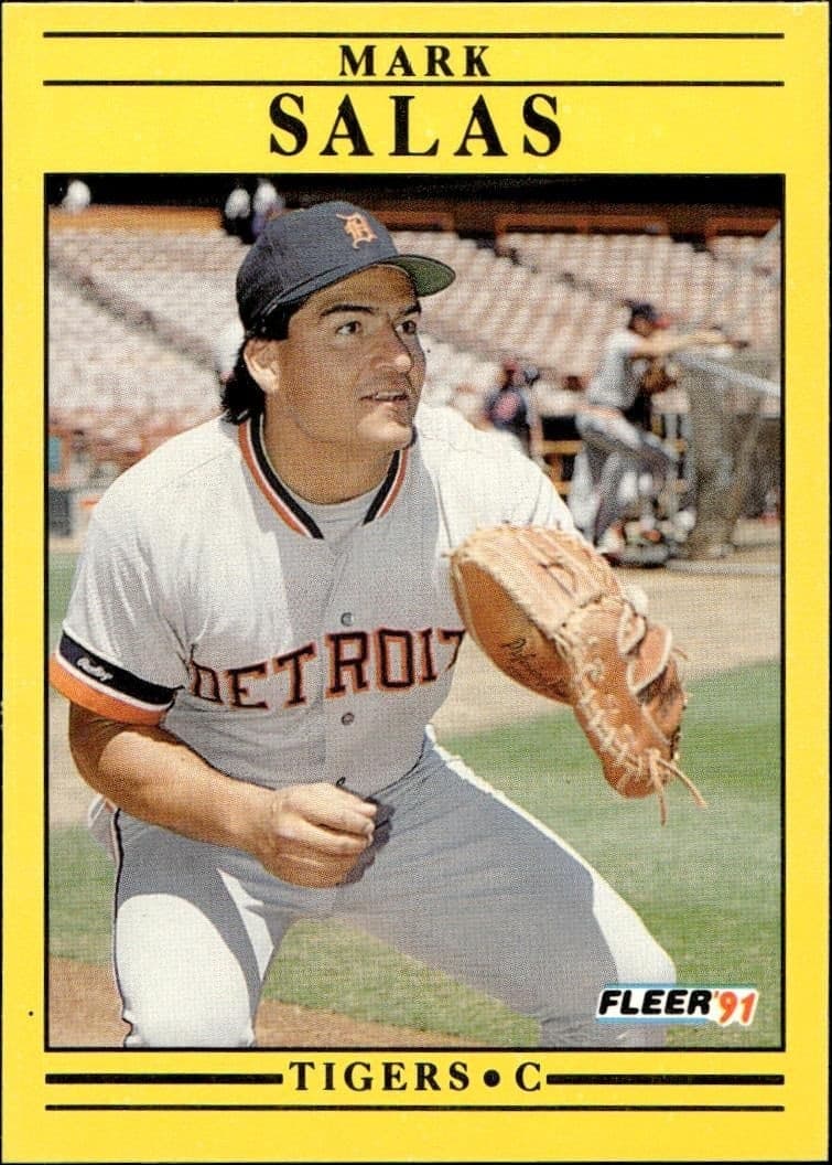 1991 fleer Mark Salas