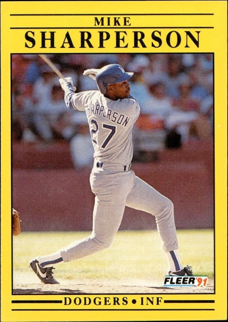 1991 Fleer Mike Sharperson #221