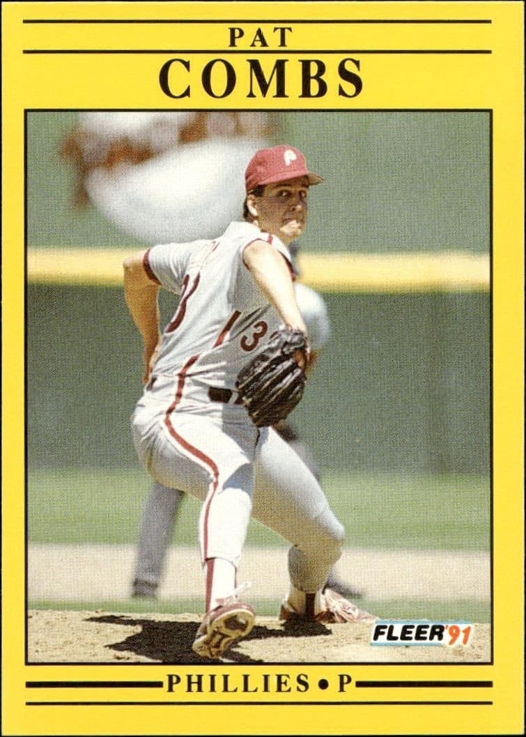 1991 Fleer Pat Combs #392 trading card
