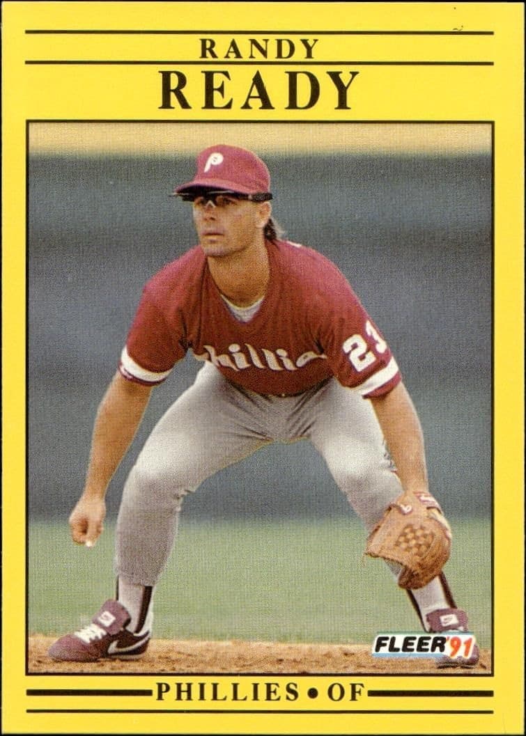 1991 Fleer Randy Ready #410 trading card