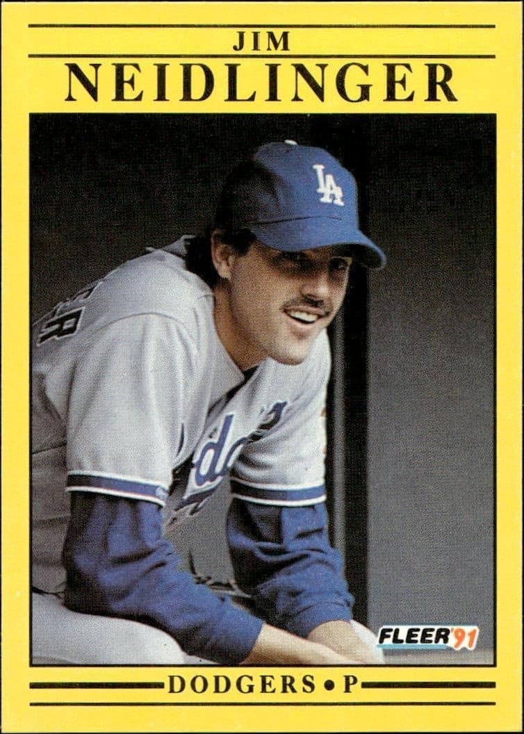 1991 fleer Ron Darling