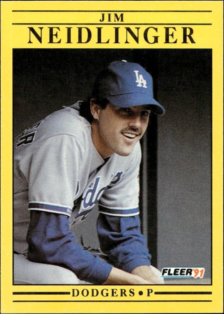 Ron Darling 1991 Fleer #144 Baseball Trading Card - Front 1991 Fleer Ron Darling #144 baseball trading card front