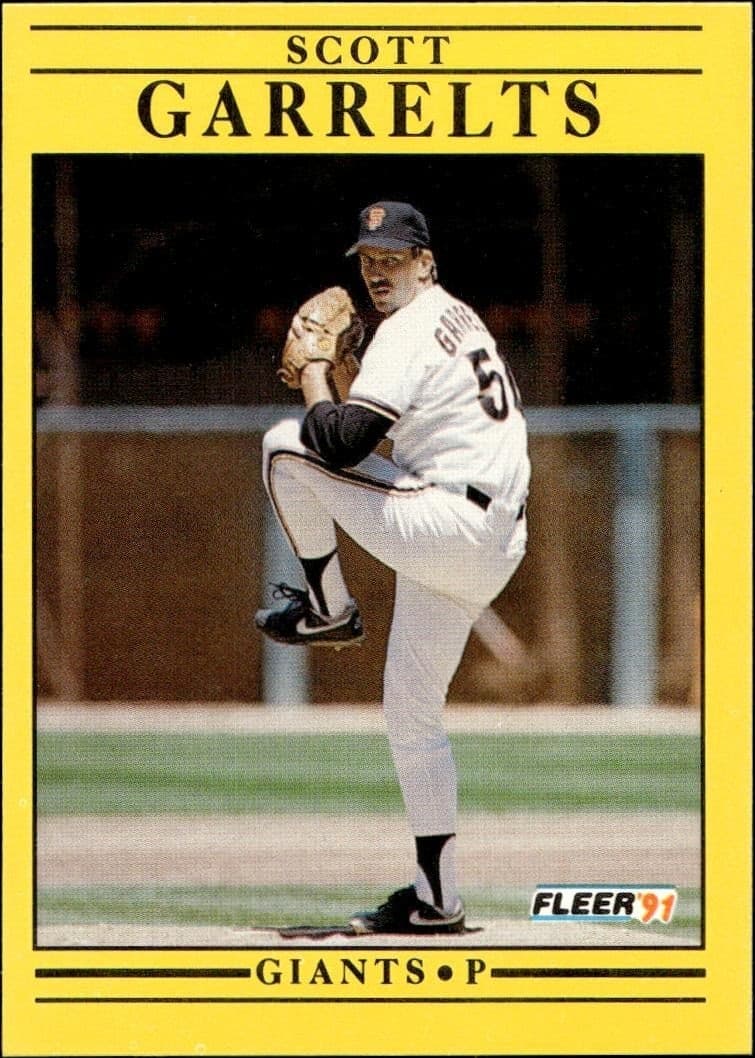 1991 fleer Scott Garrelts