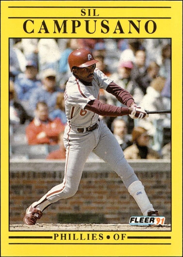 1991 Fleer Sil Campusano #389 trading card