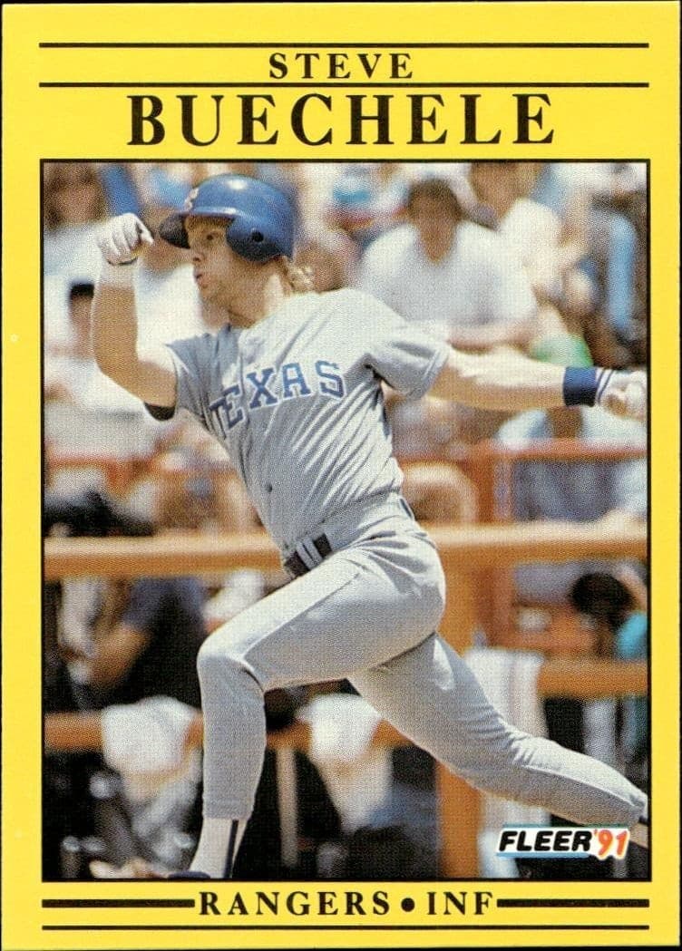 1991 fleer Steve Buechele