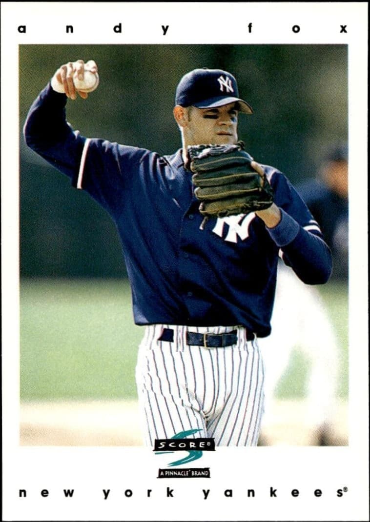 1997 Pinnacle Score Andy Fox #15 trading card
