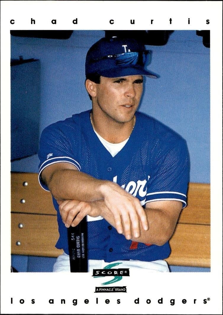 1997 Pinnacle Score Chad Curtis #11 trading card