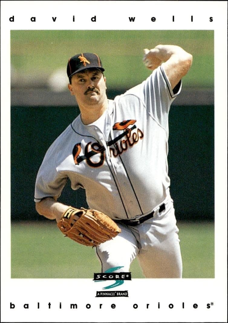 1997 Pinnacle Score David Wells #15 trading card